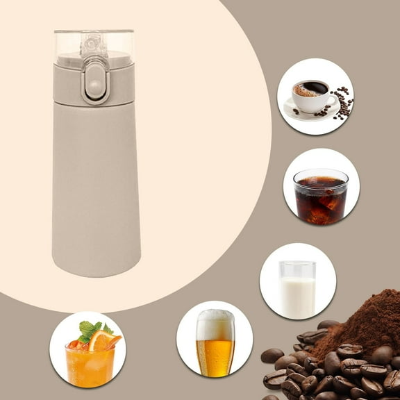 5oz Small Water Bottle with Straw & One-Hand Open - Mini Leakproof Stainless Steel Thermos, Locking Lid & Handle for School, Travel, Kids Lunch, On The Go