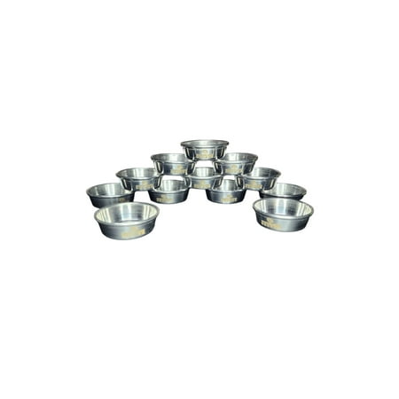 Groveland Gecko 0.5 oz Stainless Steel Feeding Cup, Silver, 12 Piece