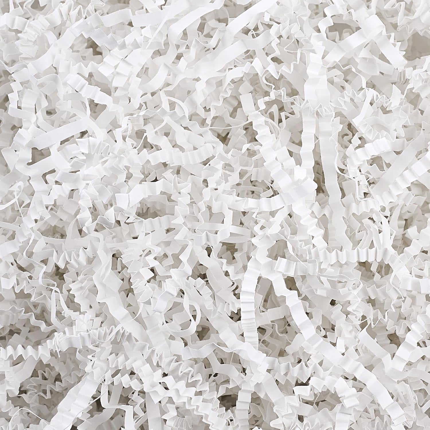 5oz White Crinkle Cut Paper Shred Filler, Gift Boxes Baskets Bags ...