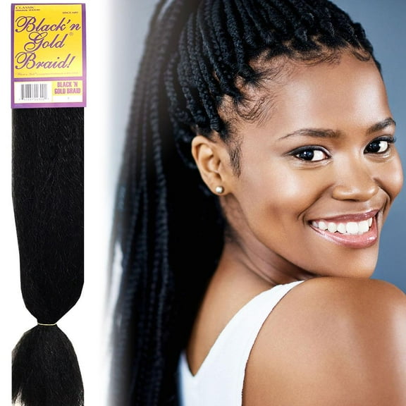 5pack - Classic Braids #1 - 2oz. Kanekalon Synthetic Jumbo Braiding Hair
