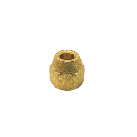 5pack Solid Brasses Flare Cap Nuts for 1/2 In Tube Connection with SAE 45 Degree Flare Fittings