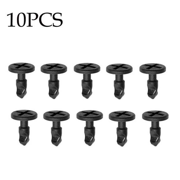 5pair Car Engine Compartment Cover Plate Screw Clips For Cayenne 2003-2006 2008-2010 Black Plastic Plate Screw Clips Auto Parts