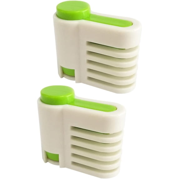 5pairs Bread Kitchen Stratification Cutting Bakeware Tool Leveler Fixator Cut Slicing Green Slicer Layer Accessories Plastic Shopgreen Layers for Toast Cutter Cake Slice Pastry