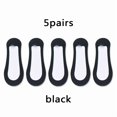 thumbnail image 1 of 5pairs Non-slip Invisible Socks Slippers Seamless Ice Silk Boat Socks Summer Thin Solid Casual Breathable Low Cut Socks Women, 1 of 9