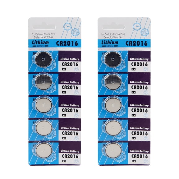 5pc/10pc Essential CR2016 Batteries Versatiless Button Cells Source Highly Capacity Coin Cells