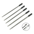 thumbnail image 1 of 5pc Ballpoint Pen Refill Medium 1.0mm – Steel Ink Refill Compatible with Crystal Filled Ballpoint Pens, 1 of 5