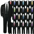 thumbnail image 1 of 5pc Boys Toddler Kids Formal Wedding Tuxedo Suits Sets EXTRA Color Necktie S-7, 1 of 1