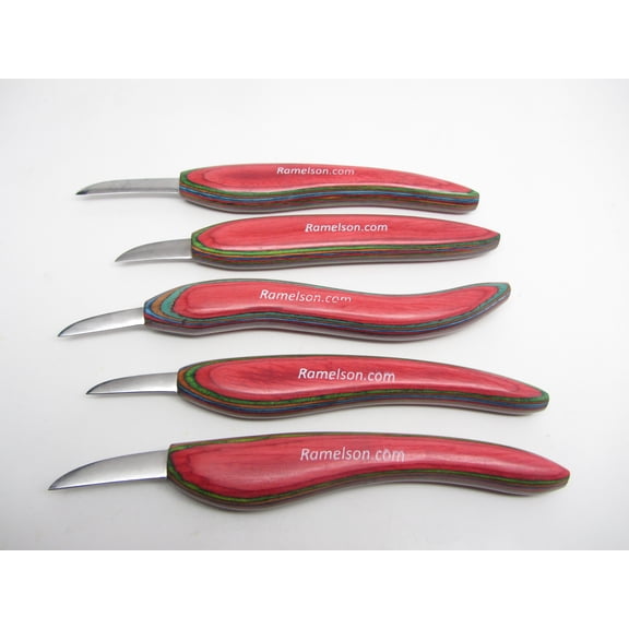 5pc Chip Whittling Wood Carving Knife Set