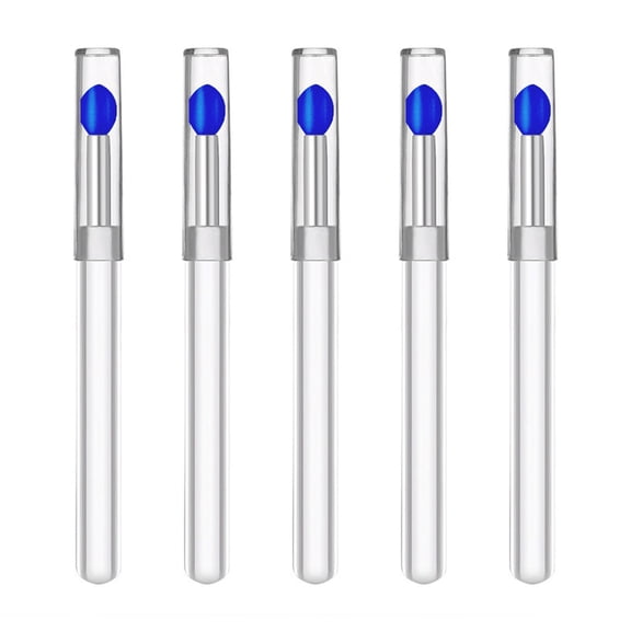 5pc Ergonomic Handle Silicone Lip Brush Lip Balm Applicators Lipsticks Perfect For Daily Makeup And On Travel Touches Up