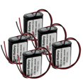 thumbnail image 1 of 5pc Exell 2.4V 1200mah NiCd Custom Battery Pack w/ Wire Leads, 1 of 4