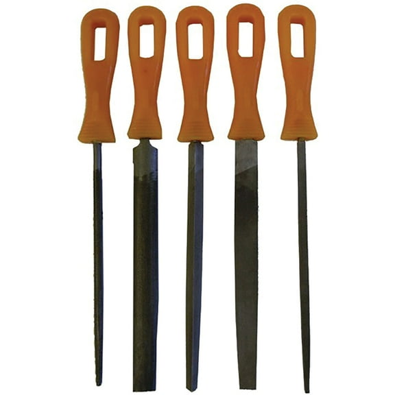 5pc File Set 10" Metal Files with Handles