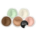 thumbnail image 1 of 5pc KIT Mineral Makeup Bare Face Set Full Coverage Concealer Blush Foundation Illuminating Powder (Ebony), 1 of 7
