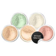 5pc KIT Mineral Makeup Bare Face Set Full Coverage Concealer Blush Foundation Illuminating Powder Fair Shade 2
