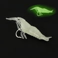 thumbnail image 1 of 5pc Luminous Soft Shrimp Bait With Hook For Freshwater And Sea Fishing - Realistic Bionic Design For Increased Catch Rates, 1 of 9