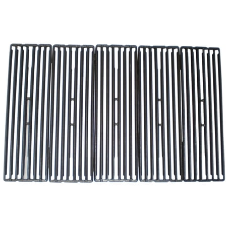 5pc Matte Cast Iron Cooking Grid for Broil King and Huntington Gas Grills 30.25"