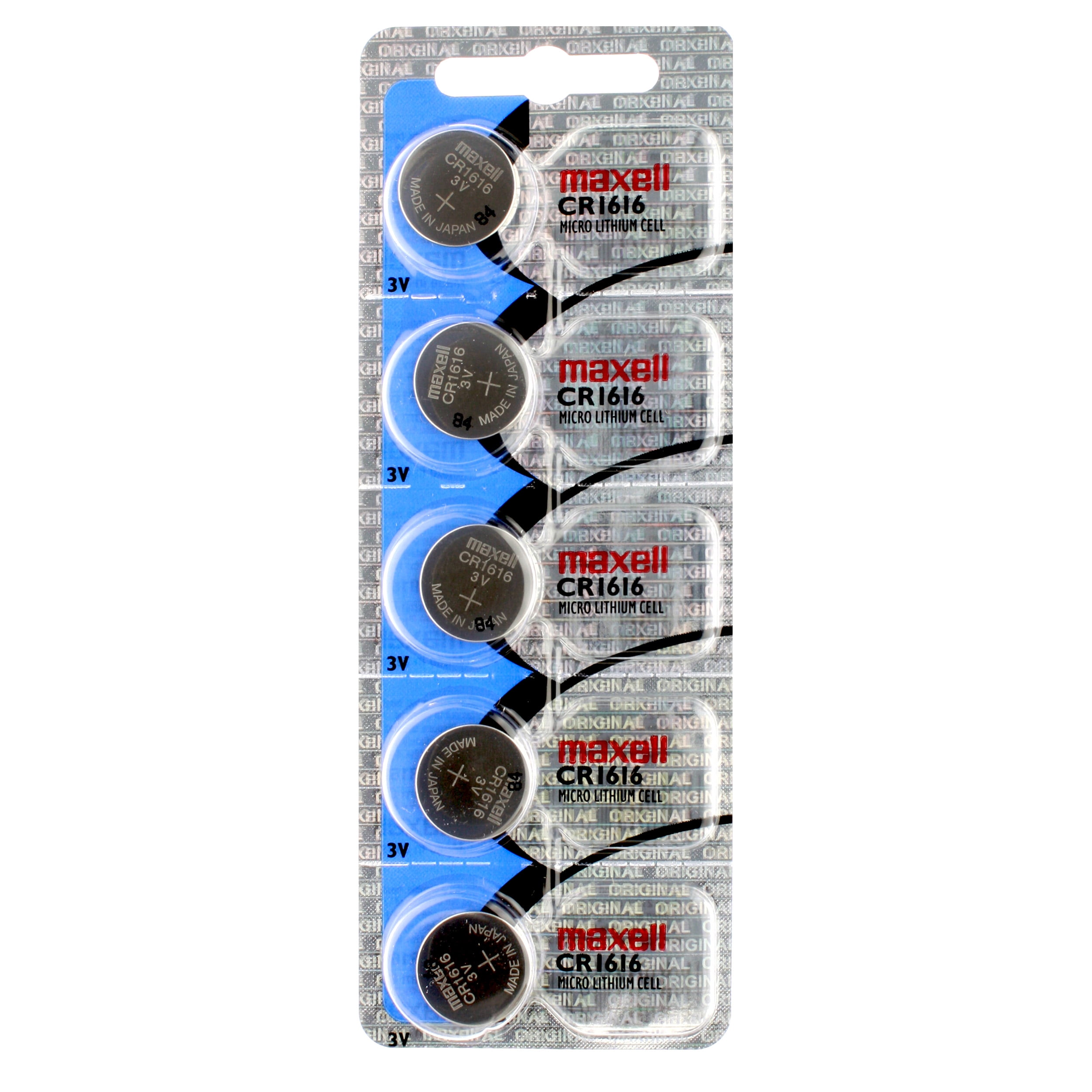 Maxell CR1620 3 Volt Lithium Battery (5 Batteries) — Bellatrix