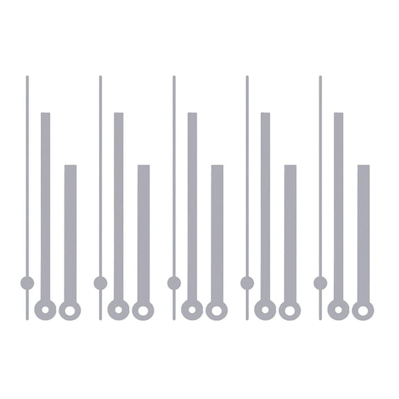 5pc Metal Wall Clock Hands For Wall Clocks DIY Repair Spare Parts Watch Mechanism Tools Bedroom Living Room Clocks Decorative