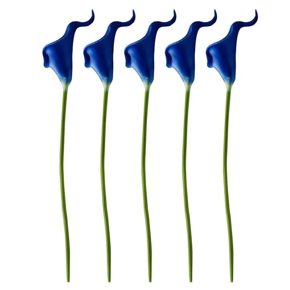 5pc Mini Calla Lily Flower Bouquet for Wedding Table Centerpiece Home Decoration