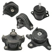 5pc موتور يتصاعد - متوافق مع 2013-2017 هوندا أكورد 2.4 L I4 المحرك فقط AT/ناقل الحركة CVT - مجموعة كاملة يتصاعد المحرك