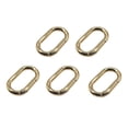 thumbnail image 1 of 5pc Oval Spring O Ring Openable Leather Bag Handbag Strap Buckle Connect Keyring Pendant Key Dog Chain Snap Clasp Clip Carabiner, 1 of 9