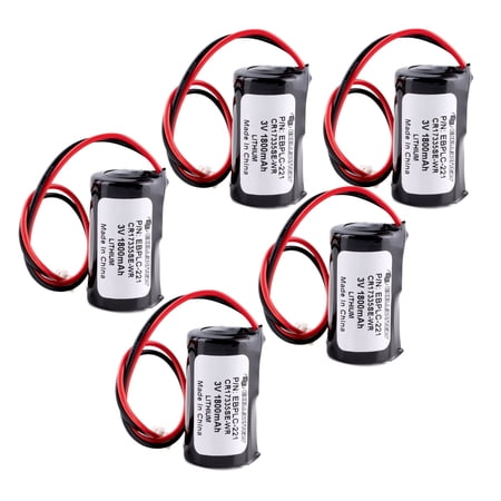 5pc PLC Compatible with Batteries for Modicon Quantum 990XCP98000