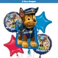 thumbnail image 1 of 5pc Patrol Chase Deluxe Balloon Bouquet - Birthday Party Decoration Supplies - Foil Bouquet Only - No Number, 1 of 5