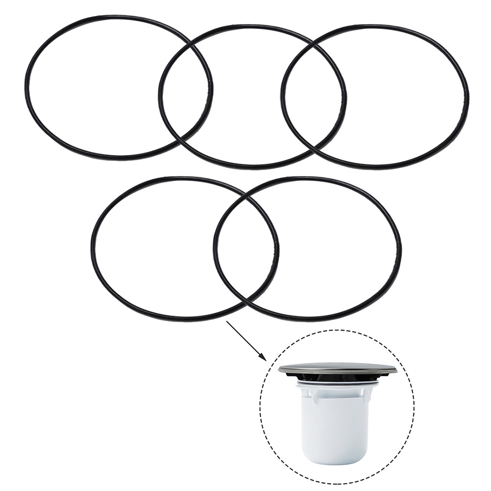5pc Replacement O ring 70mm Seal Dip Tube HighFast Flow 90mm Shower