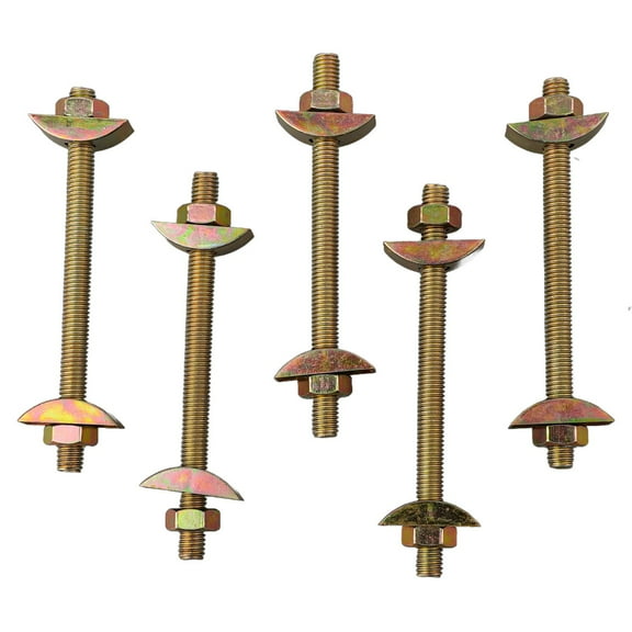 5pc Screw Nut Bolt Kit Toggle Bolt Bed Connecting Bolts Heavy-duty Fasteners Furniture Accessories Chair Fixing Connector