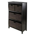 thumbnail image 1 of 5pc Storage 4-Tier Shelf  with 2 Large &amp; 2 Small Baskets, 1 of 1