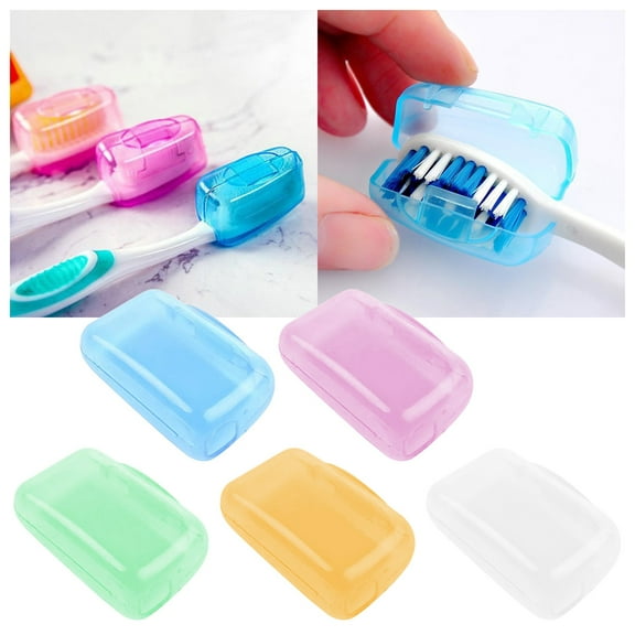 5pc Travel Toothbrush Head Cover Portable Protector for Toothbrush Accessories