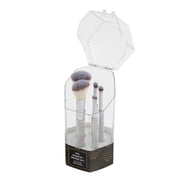 5pc Bling Brush Set with Polystyrene Holder. Face and Eye Brushes for Professional Look. Holds brushes upright to keep them clean and tidy.