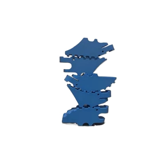 5pc crocodile stacking game, Croc-O-pile 3D printed