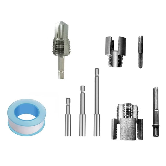 5pc set 4/6 point Water Pipe Threading Tool: Heavy Duty for PPRPVC with Complete