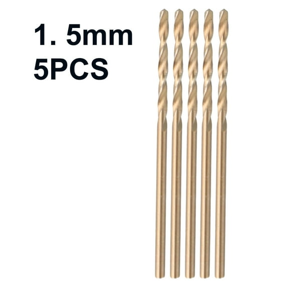 5pcs 0.8/1/1.2/1.5/1.8/2/2.5mm Diamonds Coated Drill Bits For Glass Jade Amber Jewelry Glass Drill Bit Power Tools Accessories