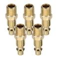 5pcs 1/4" NPT Male Industrial Air Hose Quick Connect Adapter Type M Air
