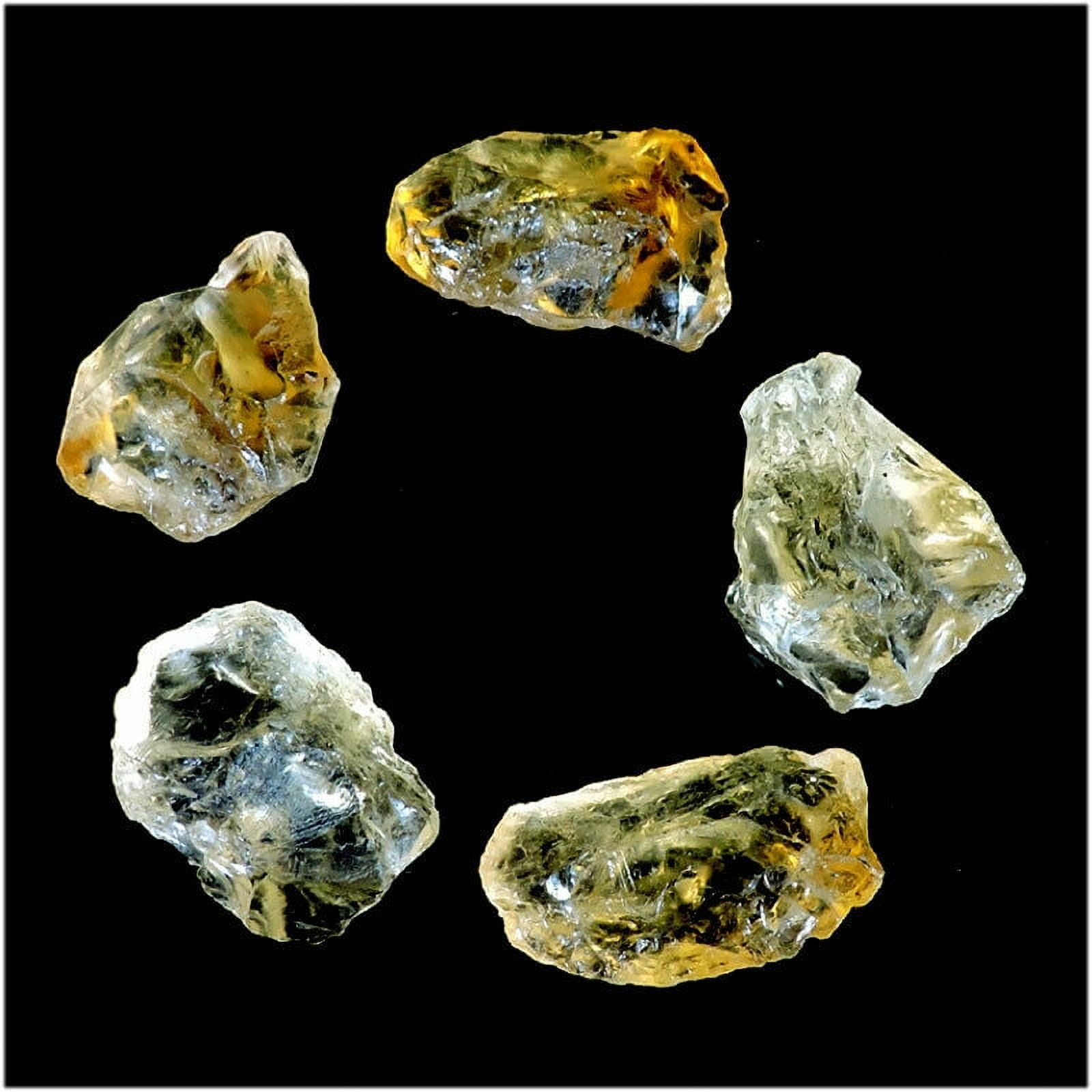 5pcs 102.50Cts Finest Natural Gold Orange Citrine Gems Facet Rough