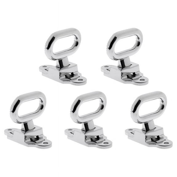 5pcs 108X81mm Diamond Non-Slip 316 Stainless Steel Folding Mast Step Marine Boat Yacht Car RV Transom Step Fold Out Step