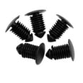 thumbnail image 1 of 5pcs 10mm Hole Black Plastic Rivet Car Fender Bumper Panel Clips Fasteners, 1 of 2