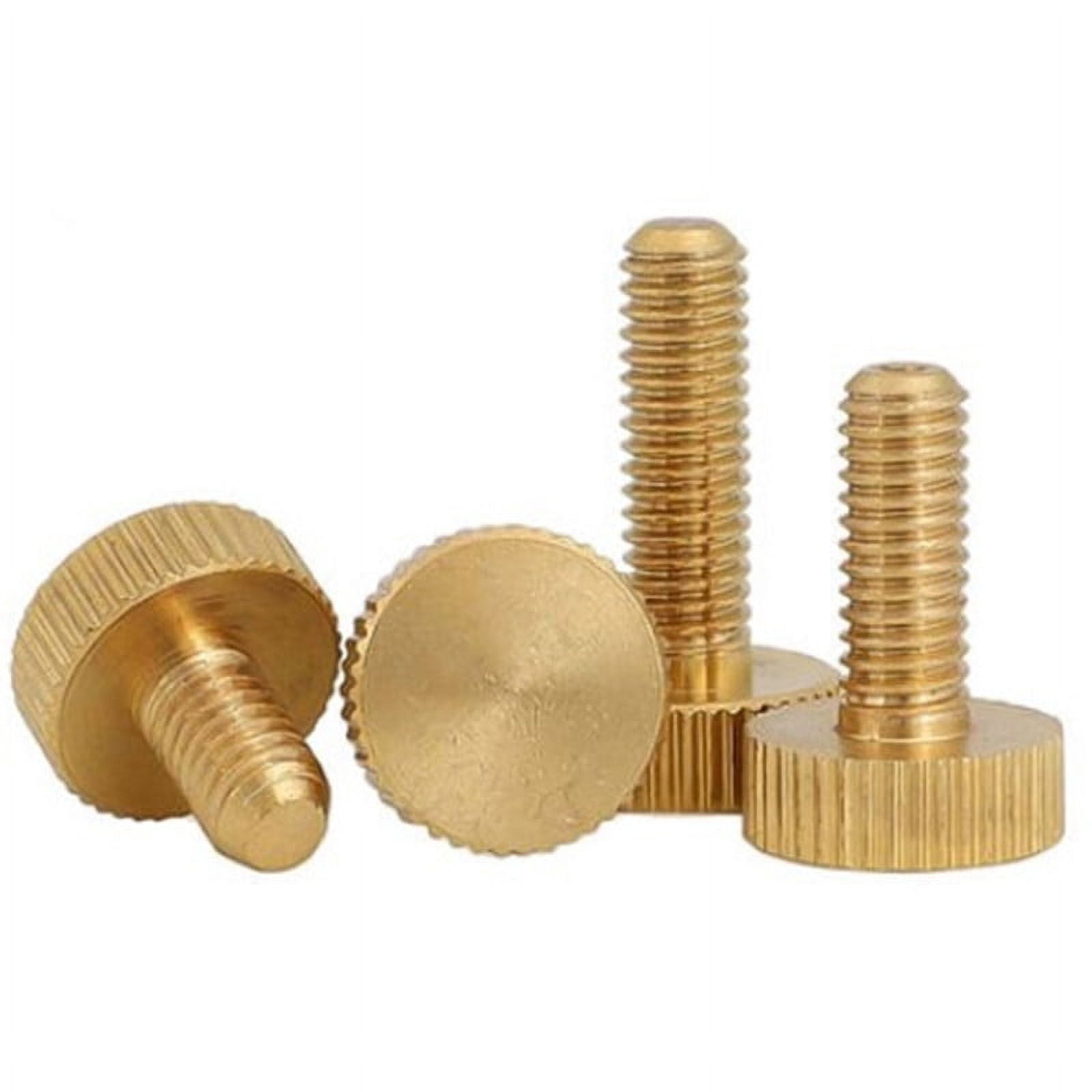 5pcs-10pcs/lot M3 M4 M5 M6 knurled Brass flat head Hand tighten Thumb ...