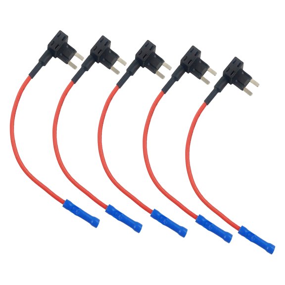 5pcs 12V Car Fuses Box Circuit Adapter 20A Blade Add Circuit TAP Adapter for Car Boat Fuses Holder
