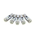 thumbnail image 1 of 5pcs 12V T5 1206 Surface Mount Device 5 Ice Blue Dashboard Gauge Instrument Light Internal, 1 of 5