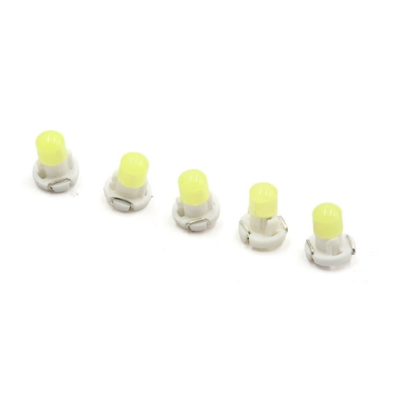 5pcs 12V White T3 Car Wedge Dash Gauge Instrument Panel Light Bulb Interior