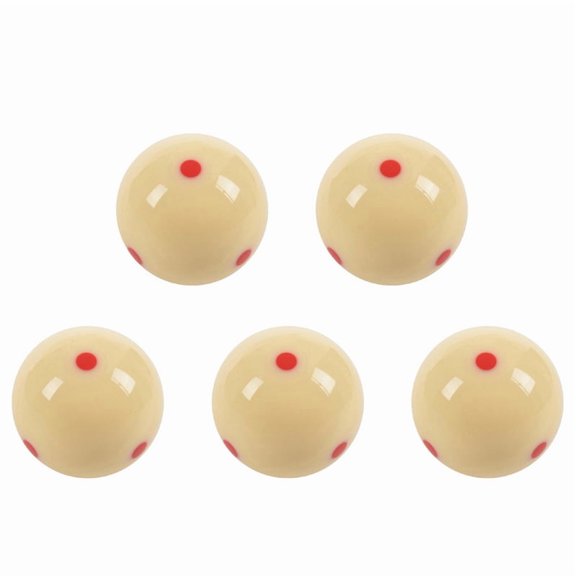 5pcs 2.25inch 57mm 6 Red Spot Cue Ball Pro Cup Billiard Pool Snooker Training Practice