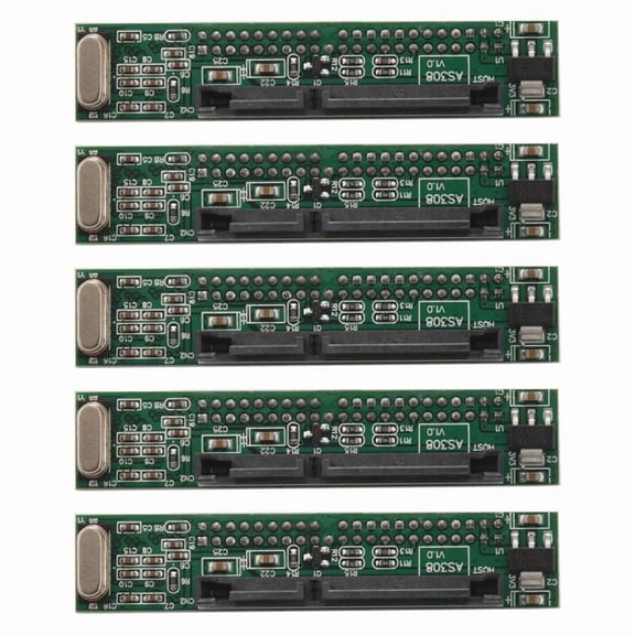 5pcs 2.5 Inch Ide to Sata Adapter, Convert Laptop 44 Pin Male Ide Pata Hdd Hard Disk Drive Ssd to A Serial  Port