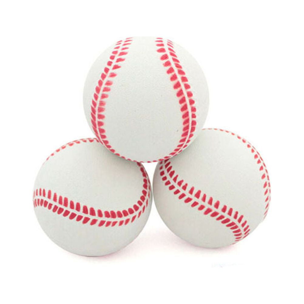5pcs 2.5 Inch Sports Baseball Rubber Practice Bounce Ball for Beginner