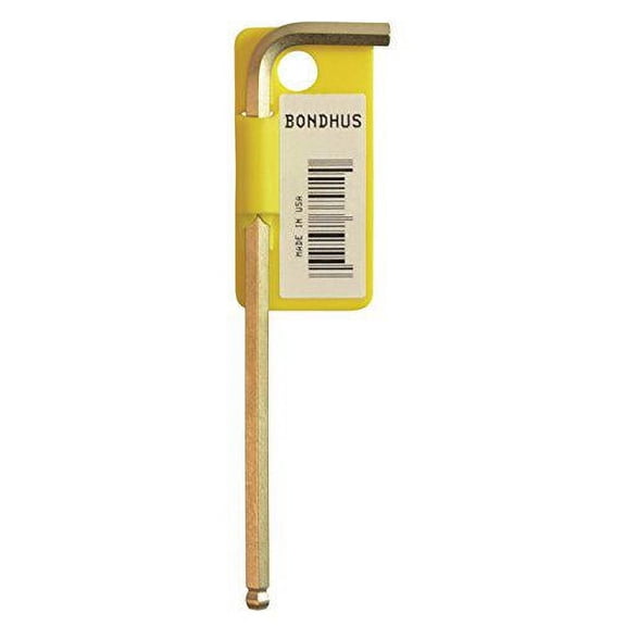 5pcs 2.5mm Hex (Allen) Balldriver Long Arm L-Wrench, Protanium High Torque Steel With Goldguard 14k Plated Finish - Bondhus USA