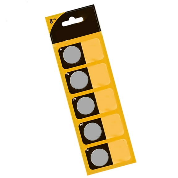 5pcs 2032 3V Button Batteries High Energy Density 2032 Batteries For Electronic Devices And Instrument Equipment