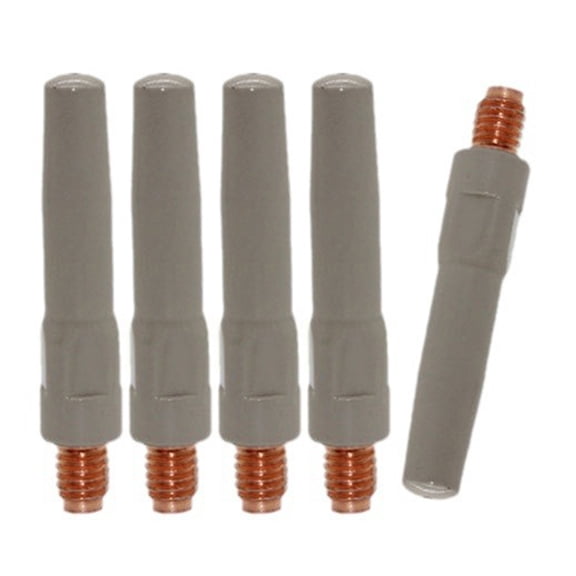 5pcs 25mm Conductives Nozzles With Special Coating For Improved Wear Resistance In Safe Welding Better Heat Dissipation