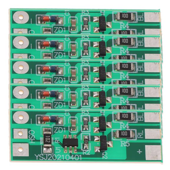 5pcs 3-12V Flashing LED Light Module Red Blue Two-Color Pair Flashing Suitable for Car Model Bicycle