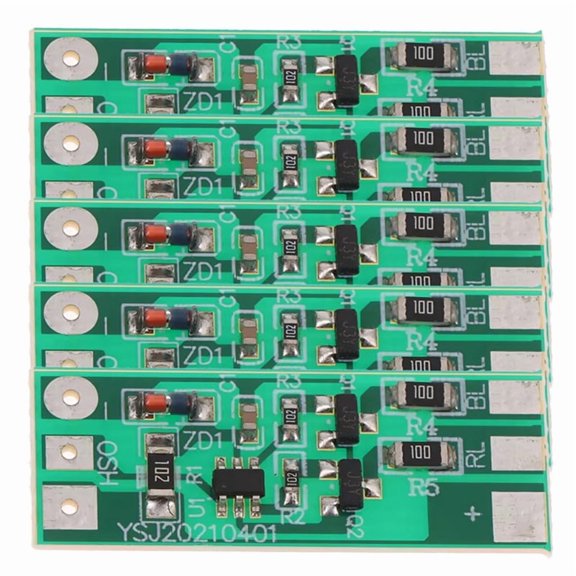 5pcs 3-12V Flashing LED Light Module Red Blue Two-Color Pair Flashing Suitable for Car Model Bicycle